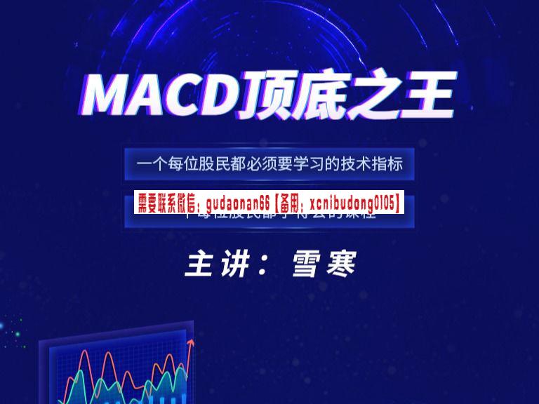 雪寒MACD顶底之王视频课程